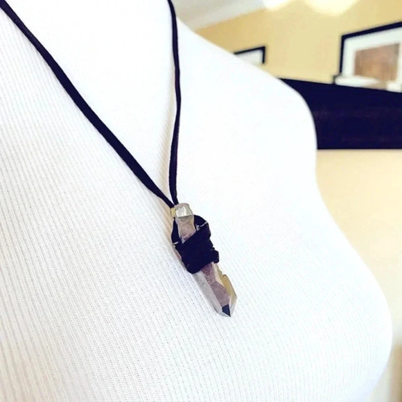 Marlyn Schiff Adjustable Crystal Necklace with Gold Beaded Accents - Picture 7 of 8